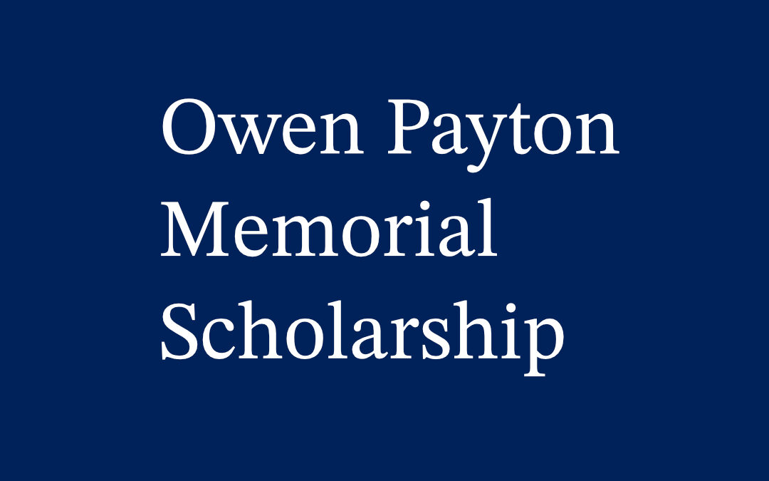 Owen Payton Memorial Scholarship
